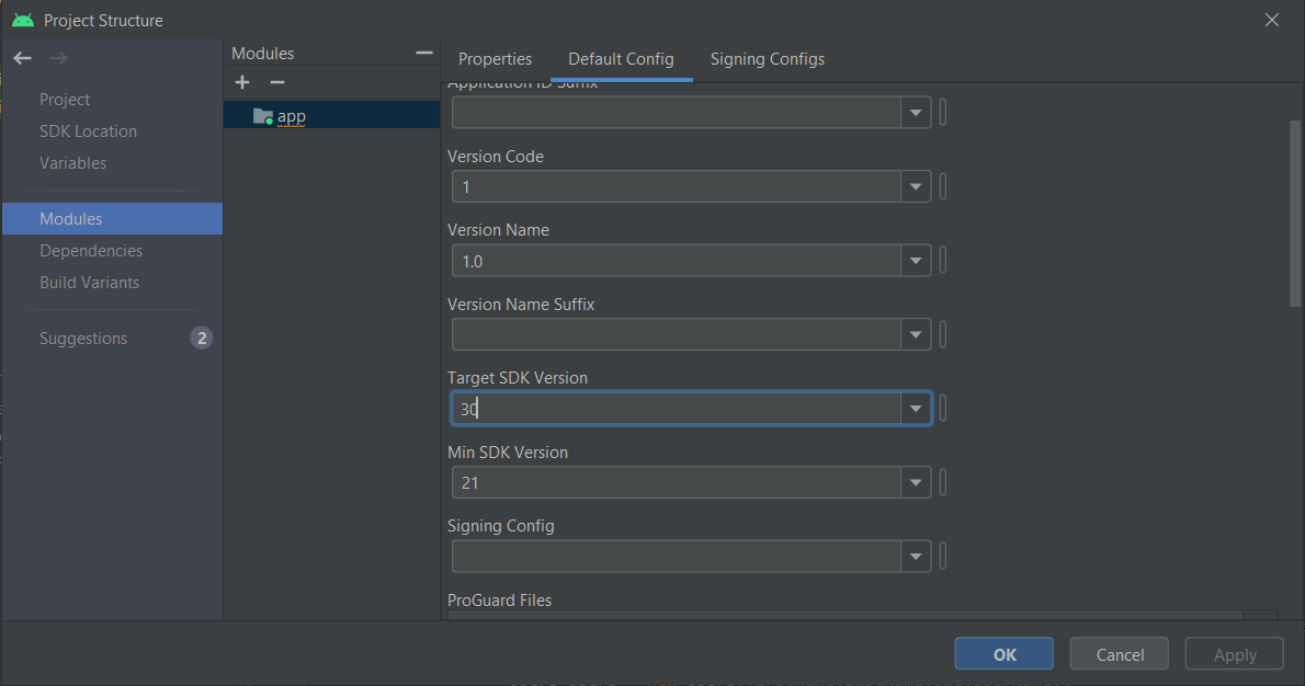 Load default configuration. Design Editor is unavailable until next gradle sync.